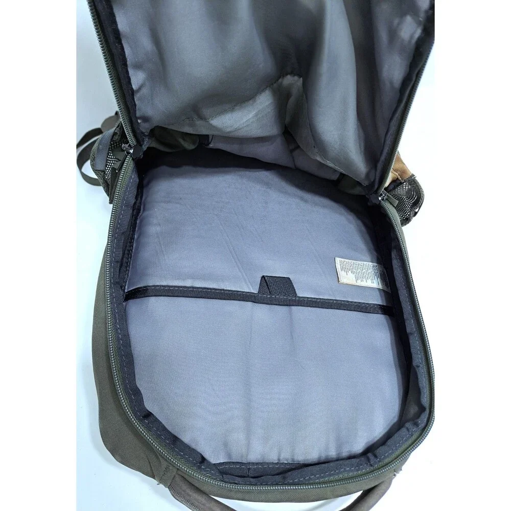 North Face Vault Frog Camo Laptop Backpack Utility Brown Green School Tactical
